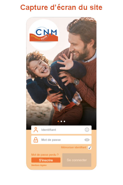Application mobile CNM Prévoyance santé